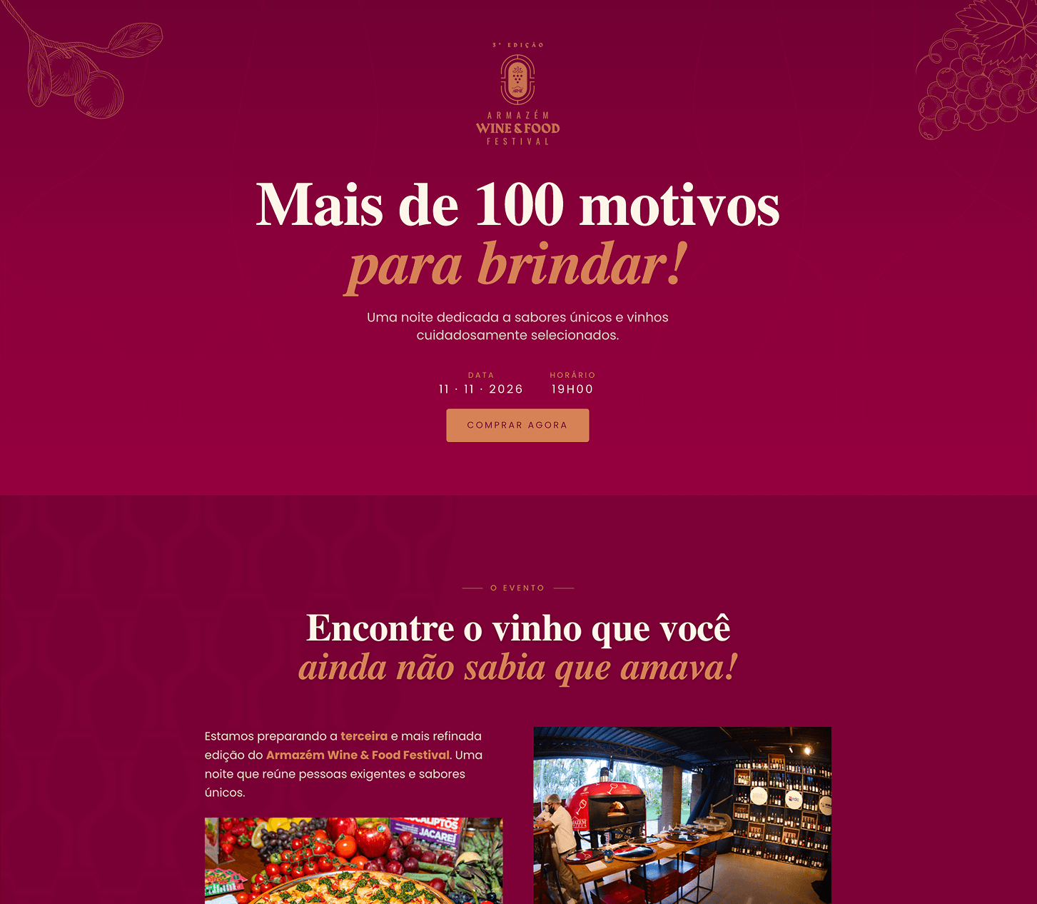 Wine & Food Festival - Armazém da Pizza Desktop View
