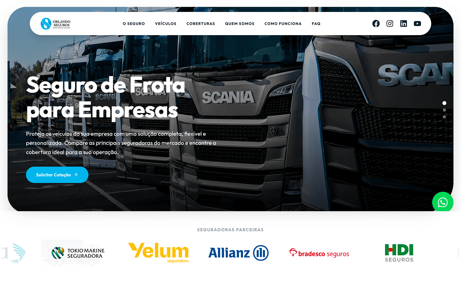 Orlando Seguros Desktop View